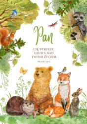 Notatnik na spirali Pan cię strzeże. Czuwa nad twoim życiem