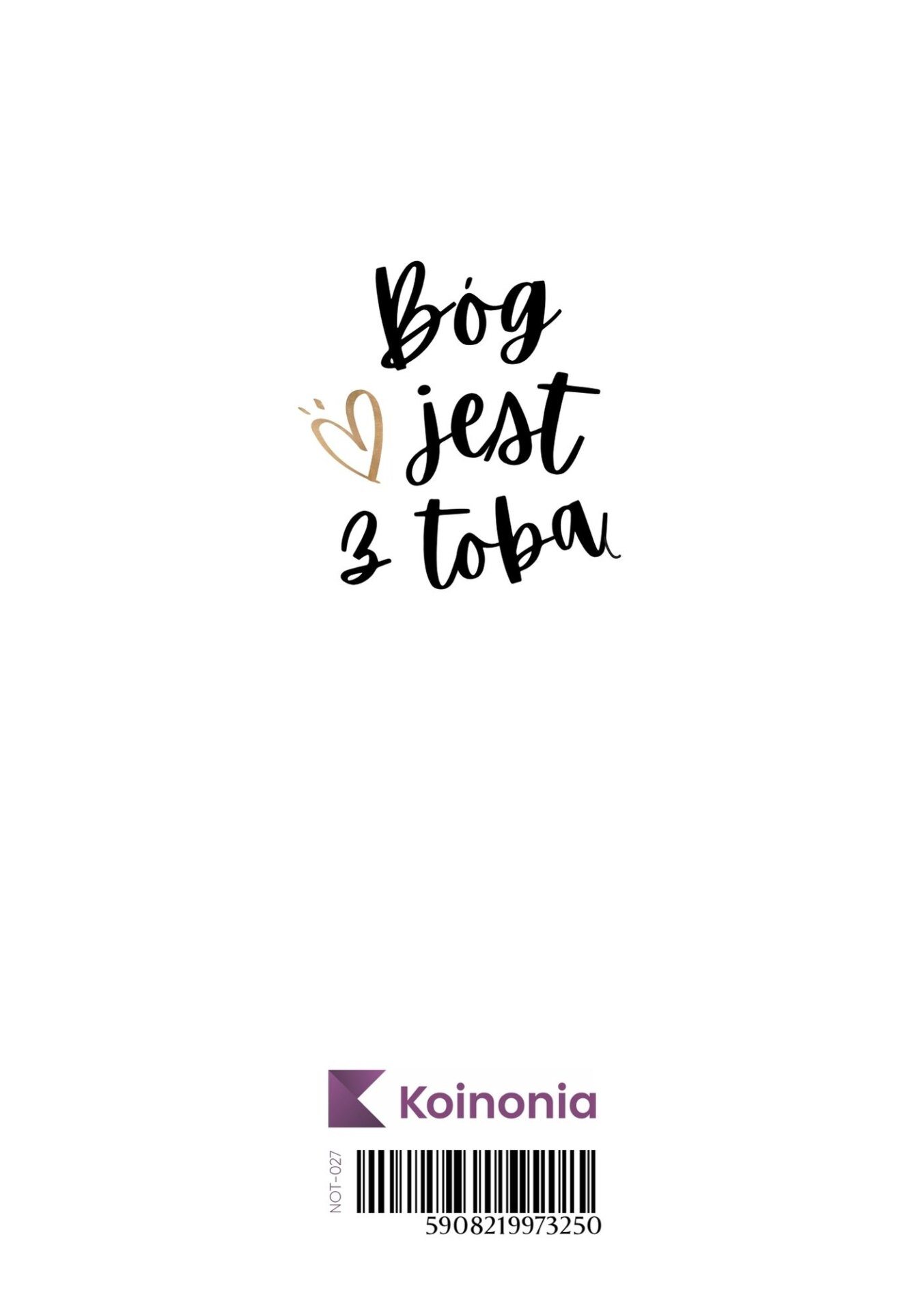 2 Notatnik na spirali Bóg jest z Tobą